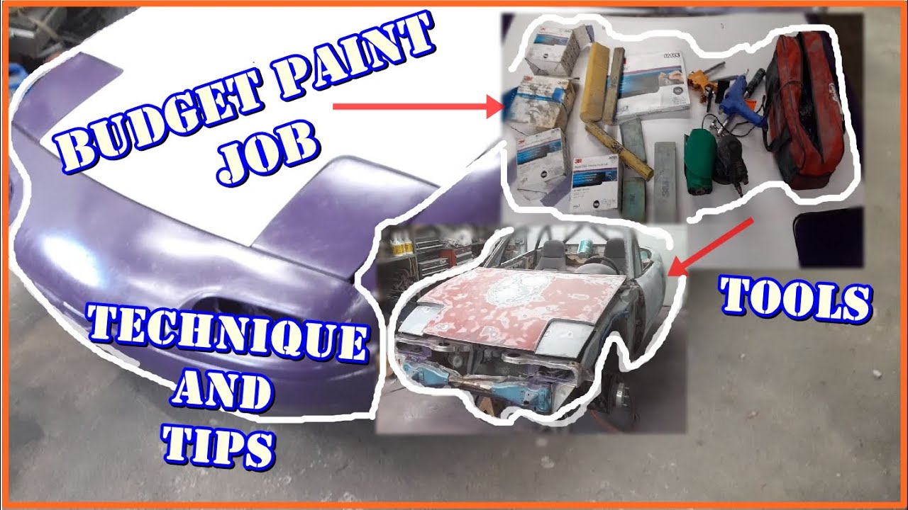 Budget Auto Paint Job - Sanding and Body Work - Hot Rod Miata