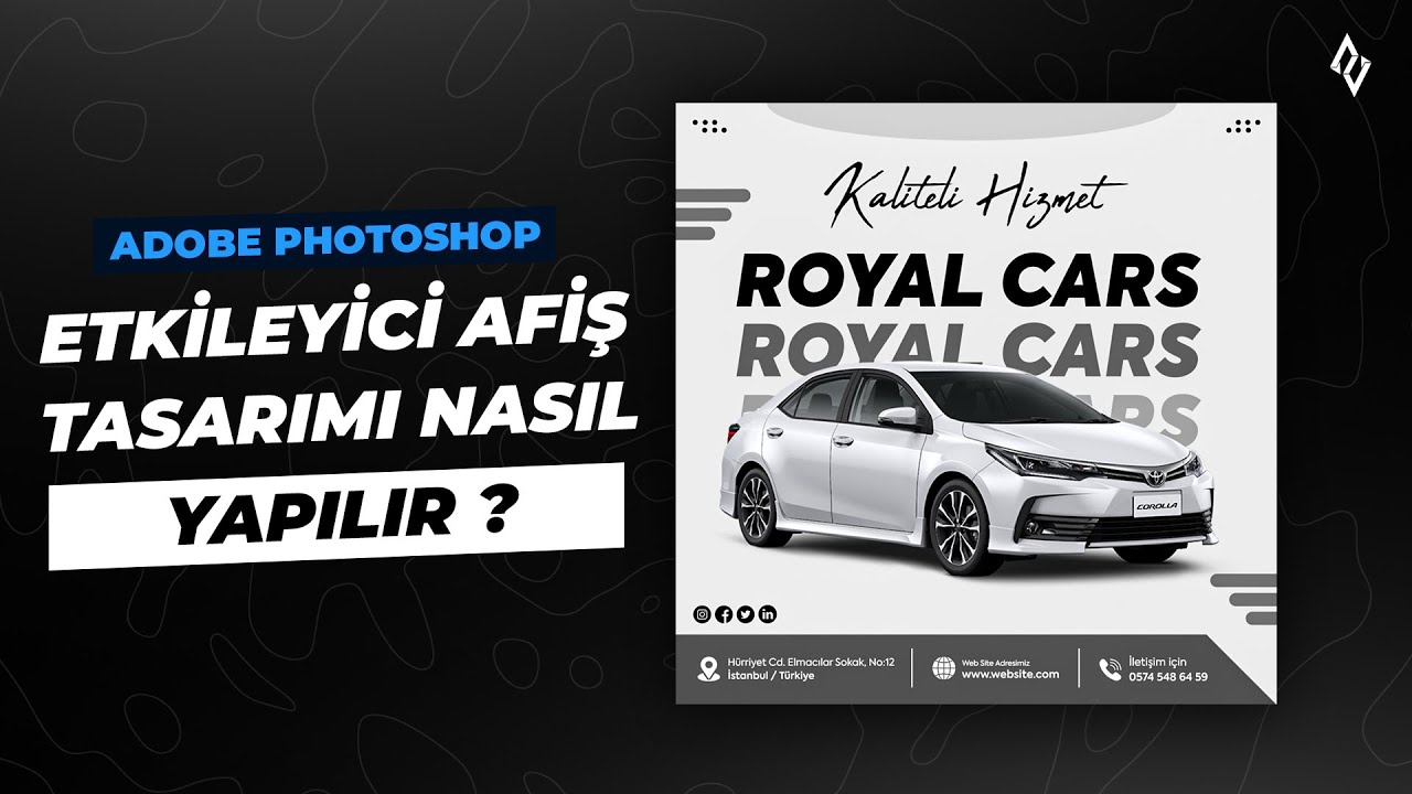 Etkileyici AFİŞ TASARIMI Nasıl Yapılır ? (Photoshop)