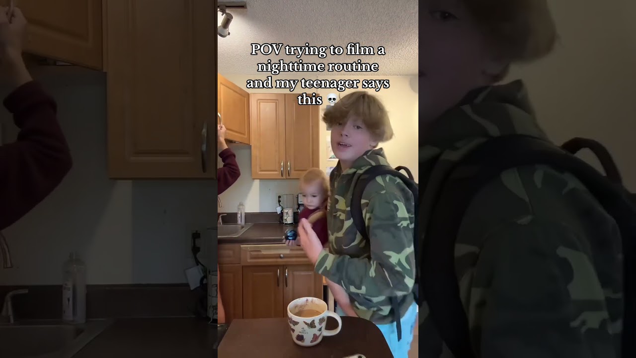Teenagers are funny lol #momhacks #momlife #toddlermom #tiktoksawitfirst #teenagermom #funnyshorts
