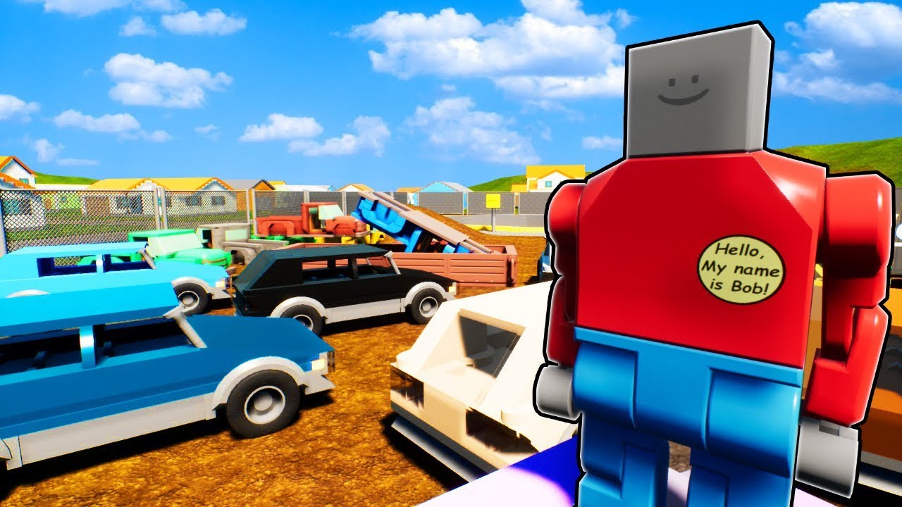 NEW LEGO JUNKYARD UPDATE! LEGO JUNKYARD TOWING CHALLENGE! (Brick Rigs Gameplay Roleplay)