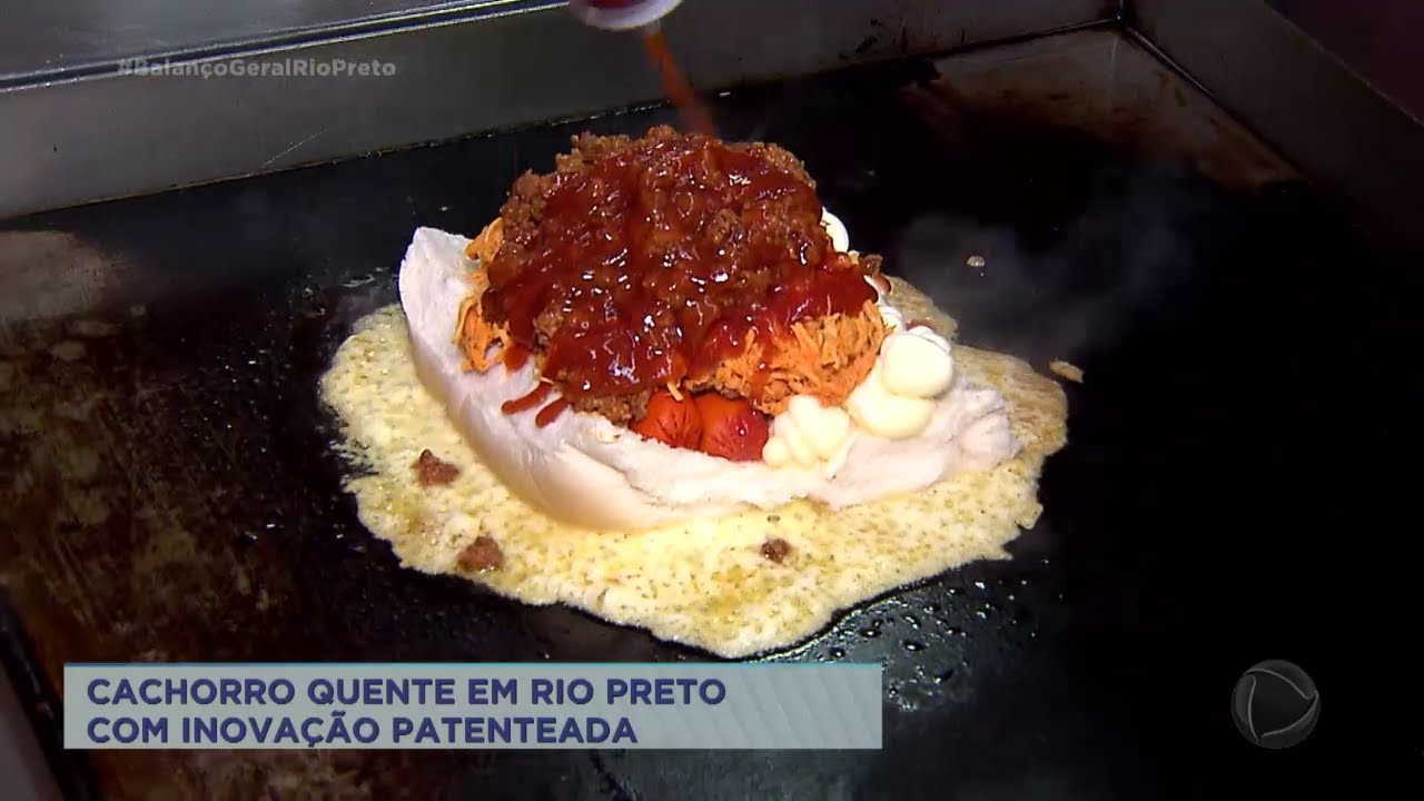 Cachorro quente com inovação patenteada