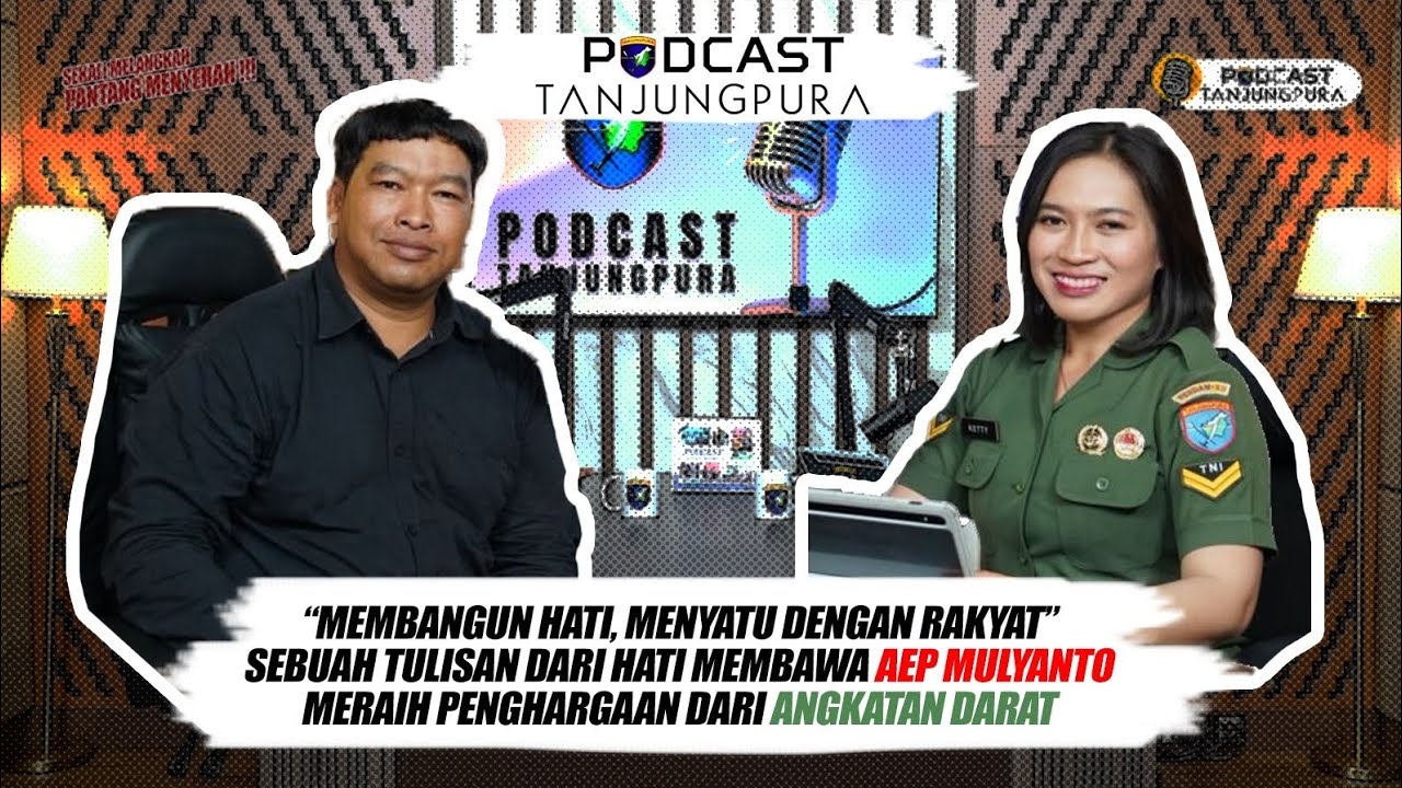 Sebuah Tulisan dari Hati, Bawa Aep Mulyanto Raih Perhargaan dari Angkatan Darat