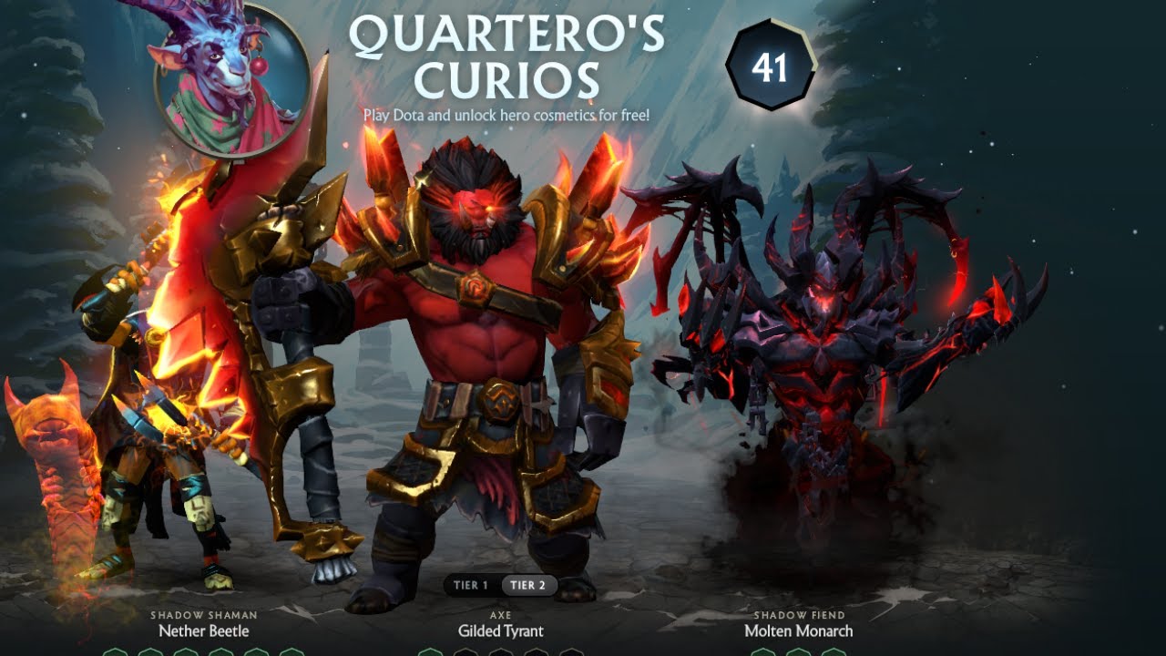 NEW DOTA 2 Quartero's Curios GAME Play, Play Dota and unlock hero cosmetics for free