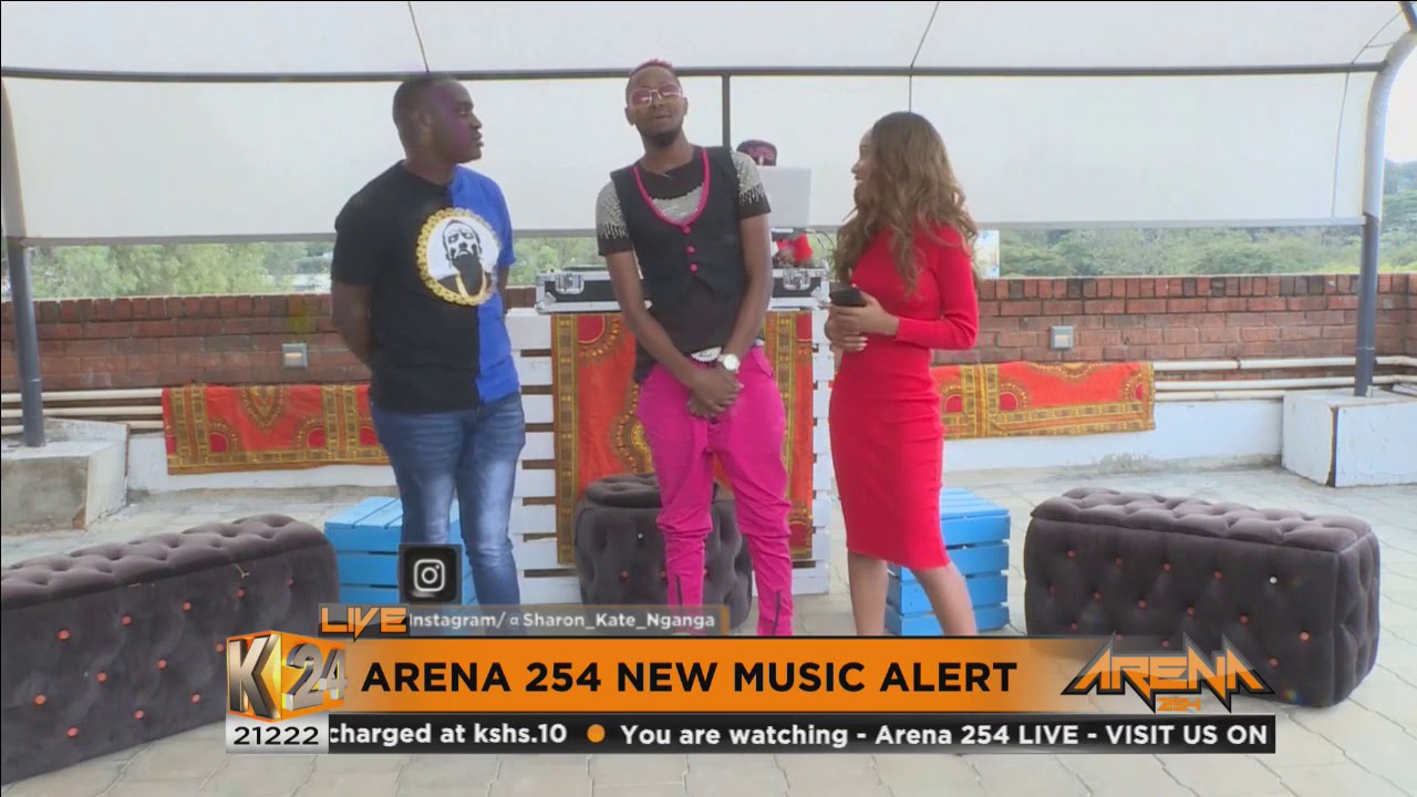 Prince Chak live on K24 launching NAMCHANGANYA