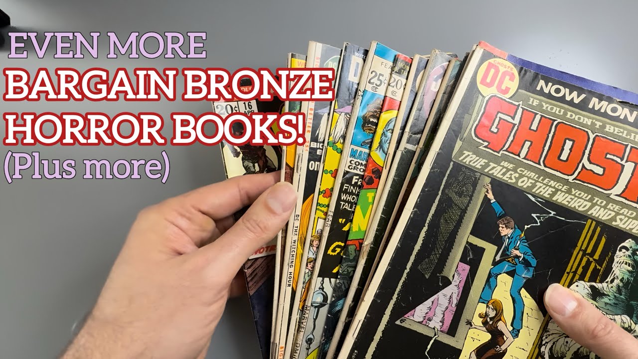 Unboxing comic eps 38 - Bronze, Modern, Horror, Superheroes & Cartoons! It’s all here!!