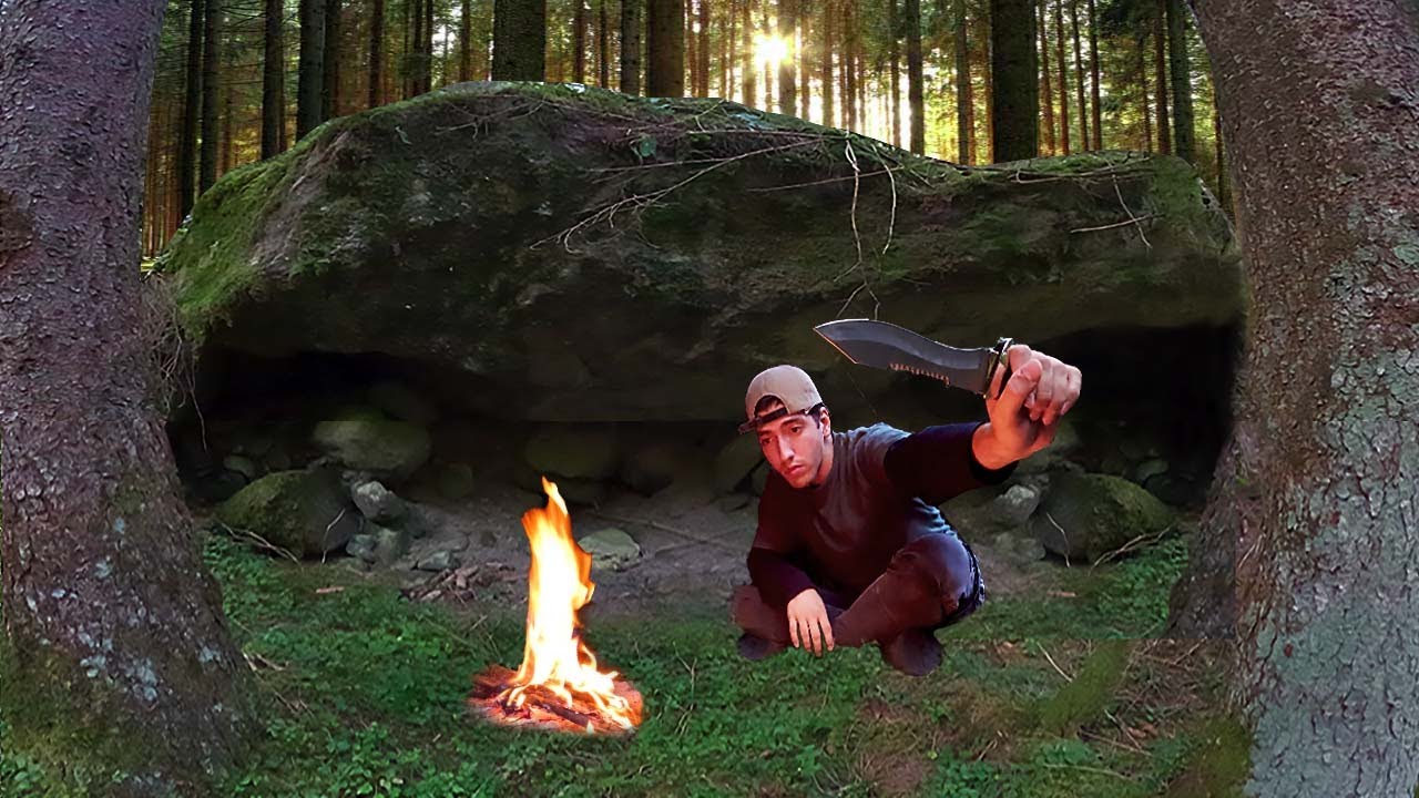 SOLO SURVIVAL (NO FOOD, NO WATER, NO SHELTER) - MAN VS WILD