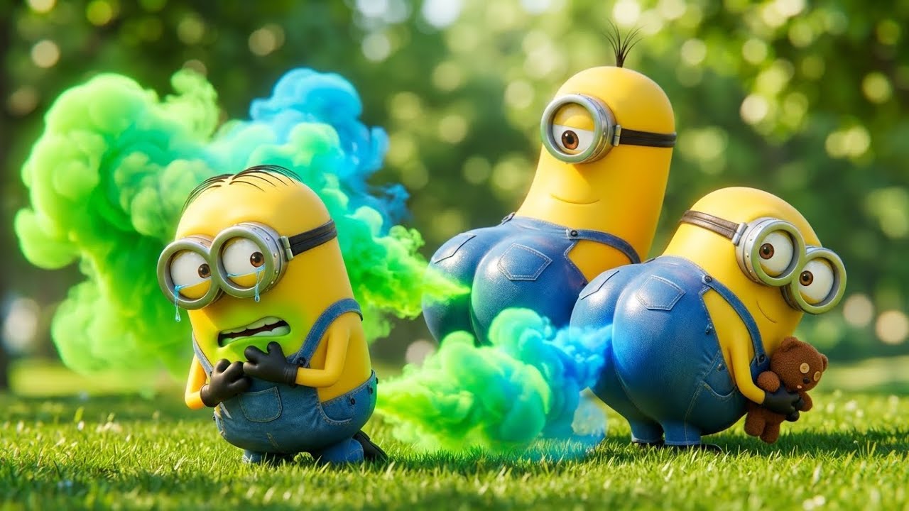 Minion Bros Prank Gone Silly! 💨 Super Stinky Gas Trouble | Funny Minions Animation