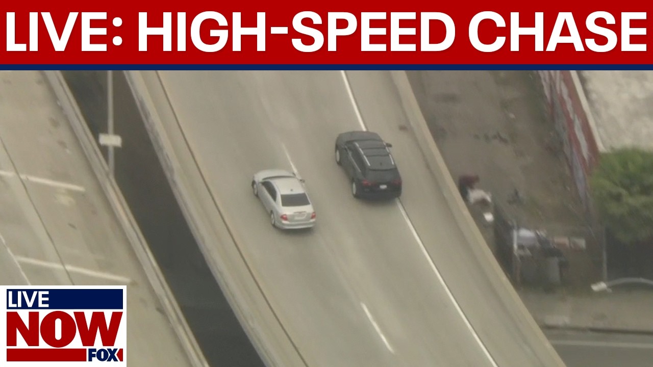 SKYFOX: Grand theft auto suspect, high-speed police chase in LA