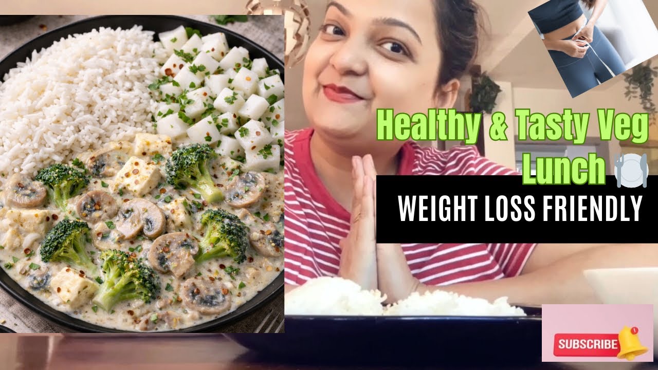 Healthy & Tasty Veg Lunch | Weight Loss Friendly #healthyfood #lunch #tasty #quickrecipe #vlog 
