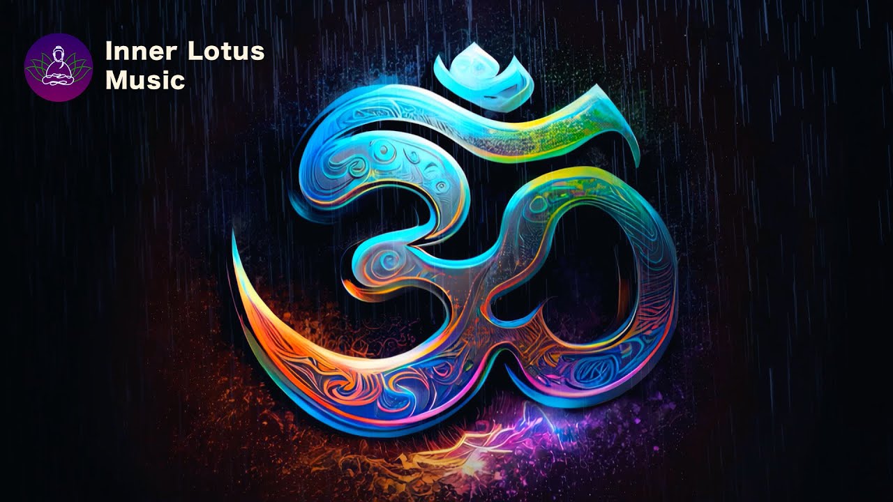963Hz Deep OM Mantra + Rain • 11h Black Screen Sleep Music • Crown Chakra Healing, Pineal Activation