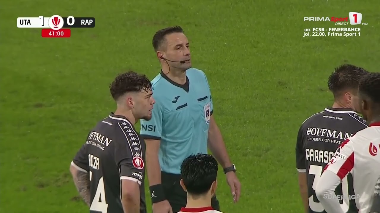 GOOOL! UTA - Rapid 1-1. Dobre egalează din penalty, după un henț făcut &icirc;n careu de Popelov
