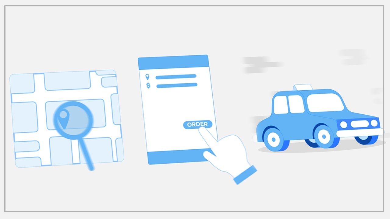 Taxi Motion Graphic Animation Tutorial in After Effects