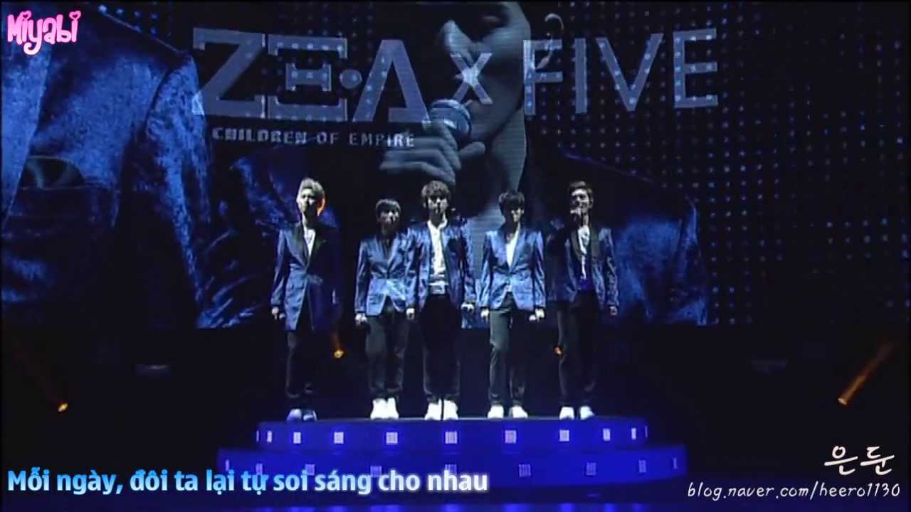 {Vietsub} She's gone - ZE:A Five @ Live 2013