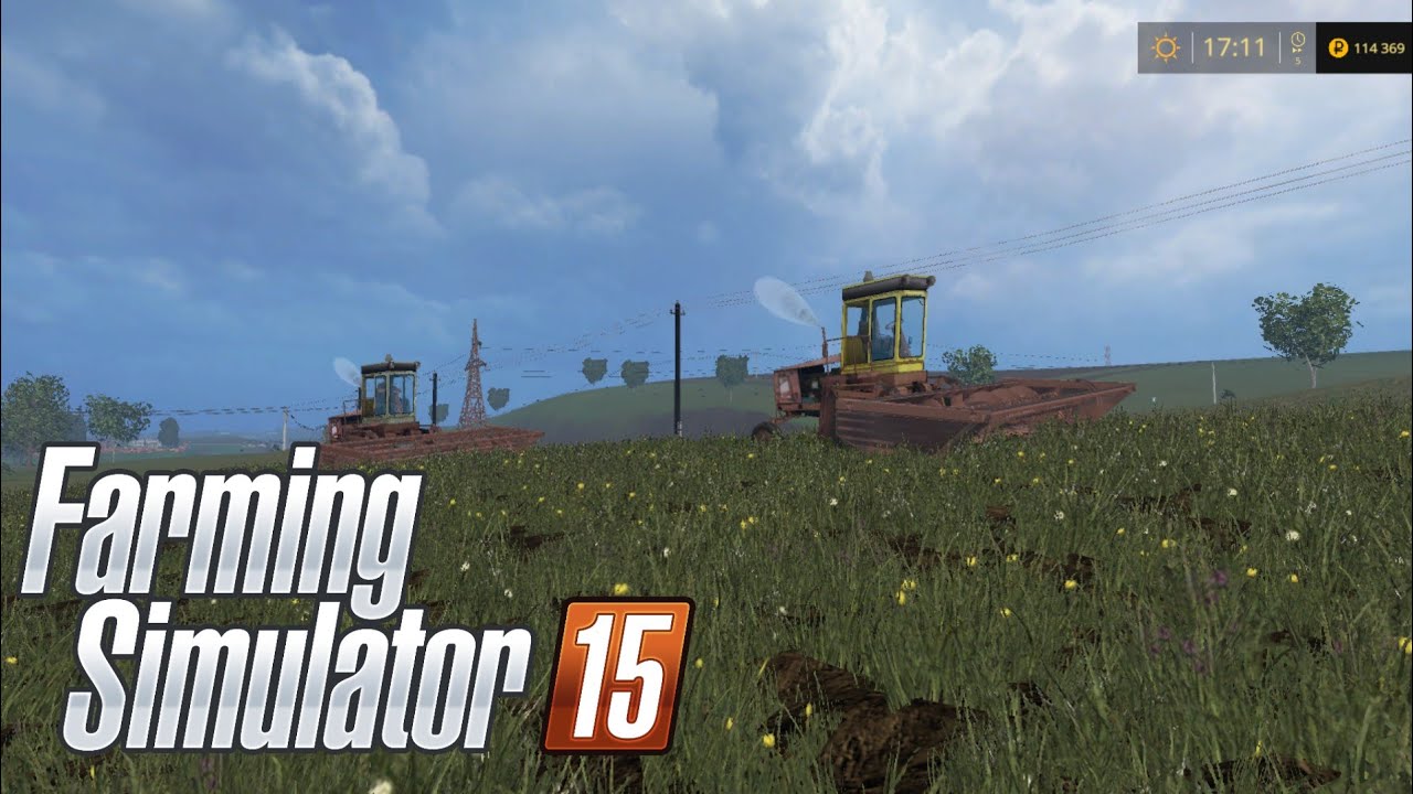 Farming simulator 15-один российский край-заготовки кормов-28выпуск