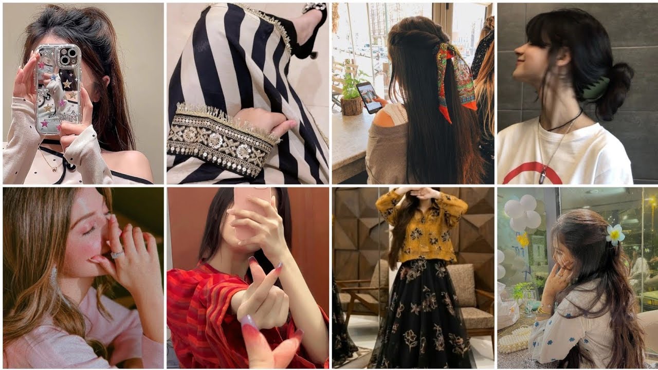 Stylish hidden face girl dp| cute hidden face girl profile pic 2024 | whatsapp dp 🦋 