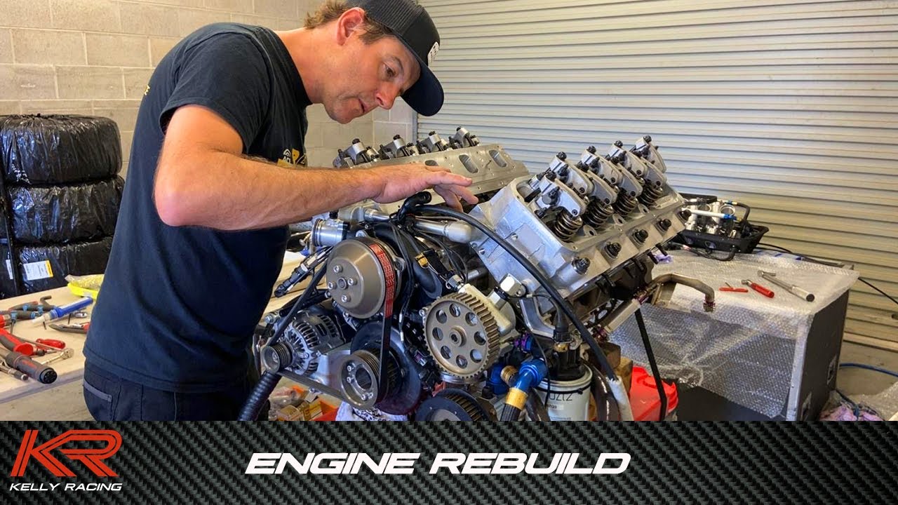 Assembling our Darwin race engines at the track - Kelly Racing