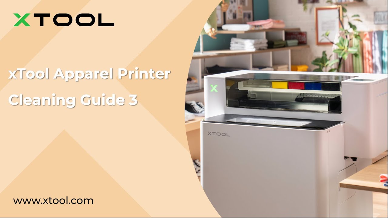 xTool Apparel Printer Cleaning Guide 3