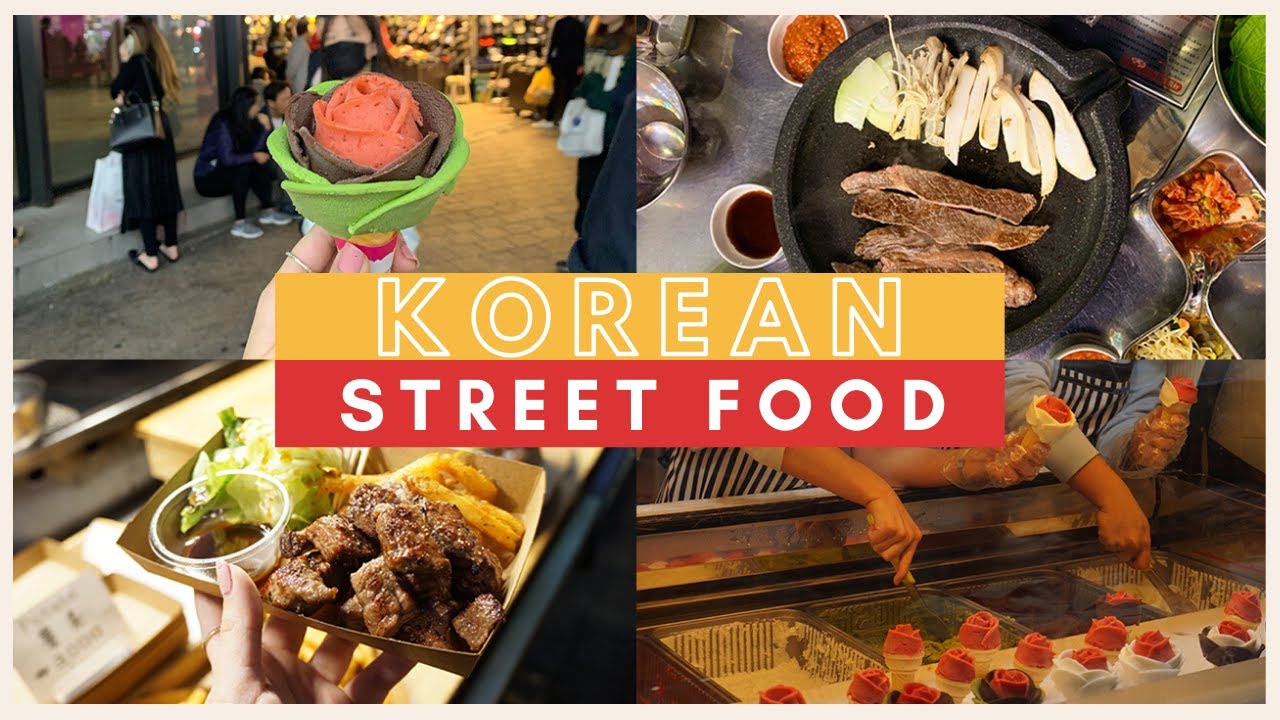 Korean Street Food Cravings l Myeongdong District, Samgyupsal + Caf&eacute;s (heyitsbey)