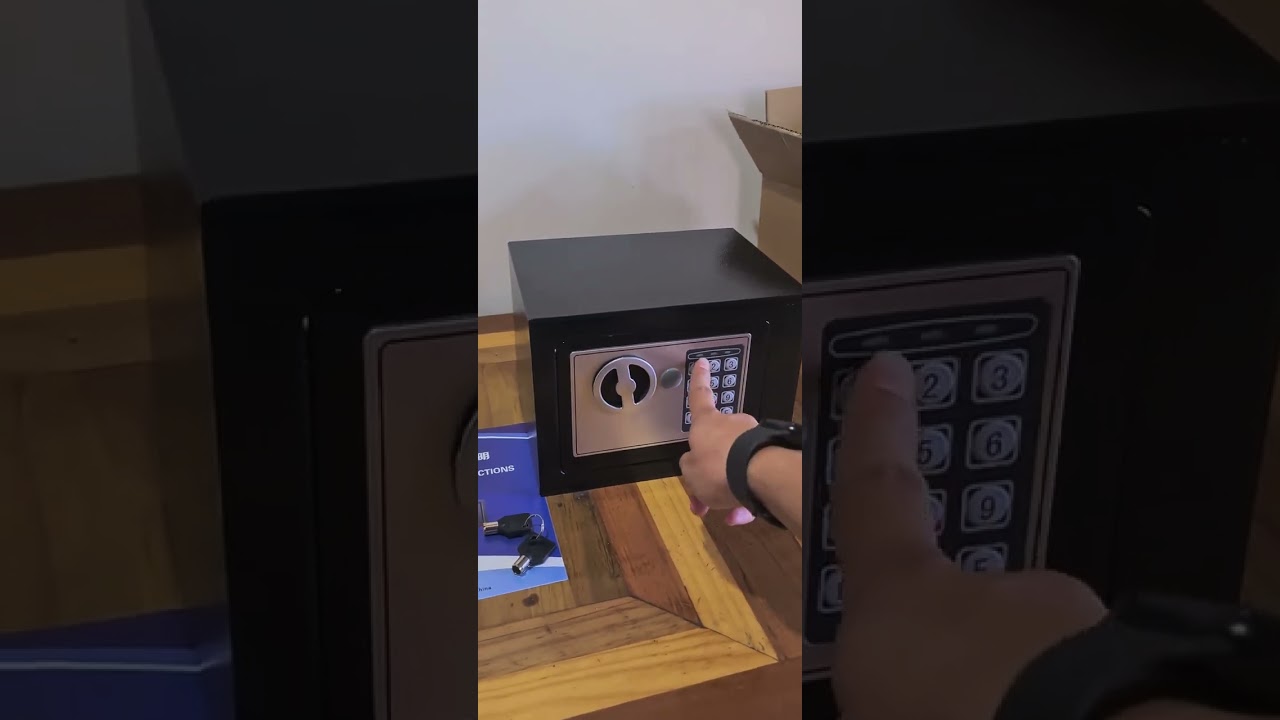 Unboxing Caja Fuerte Seguridad de acero con teclado digital.