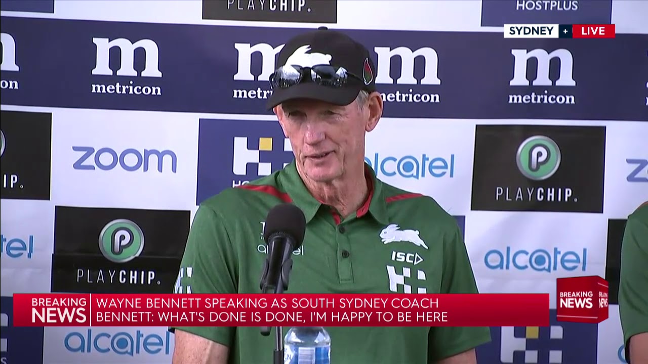Wayne Bennet - First South Sydney Press Conference as new couch