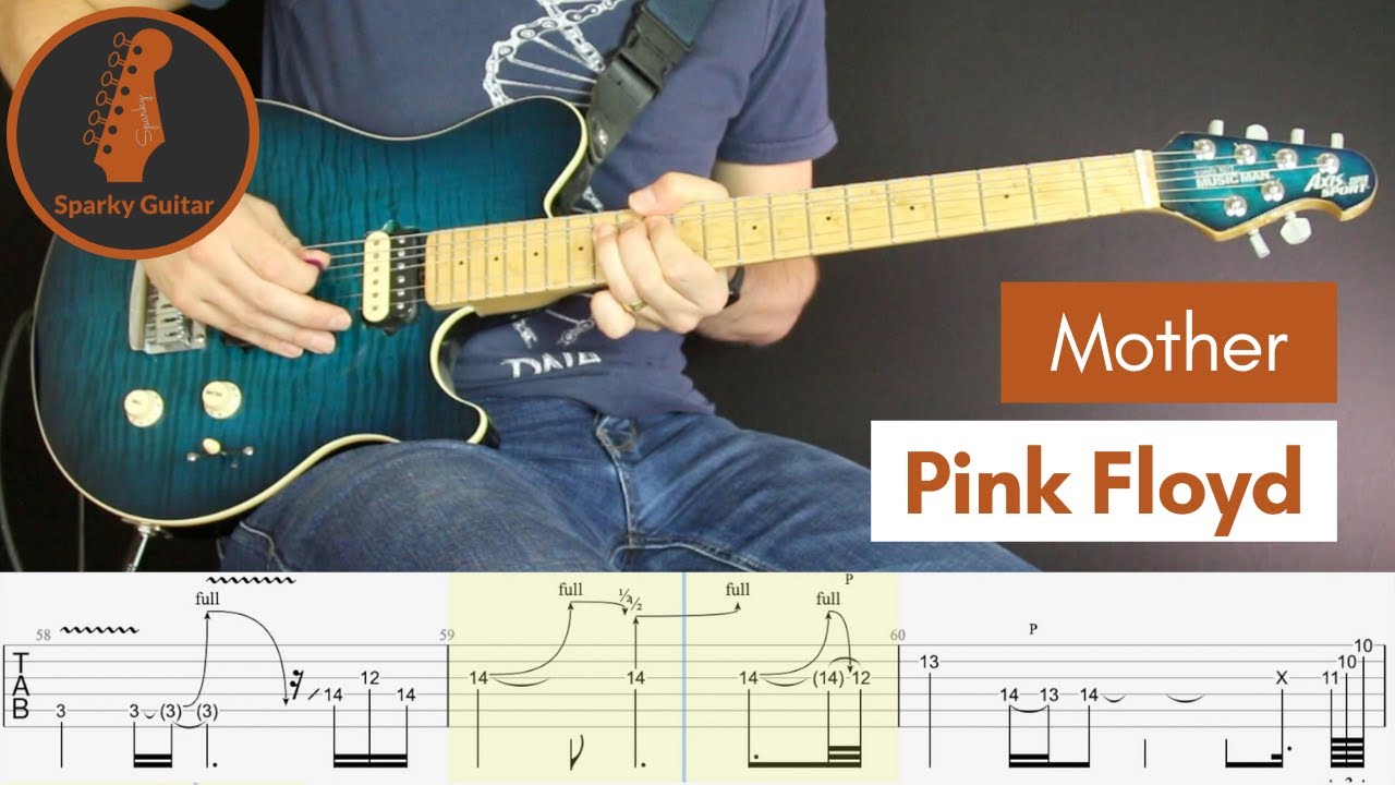 Mother - Pink Floyd (Guitar Cover #91 with Tabs)