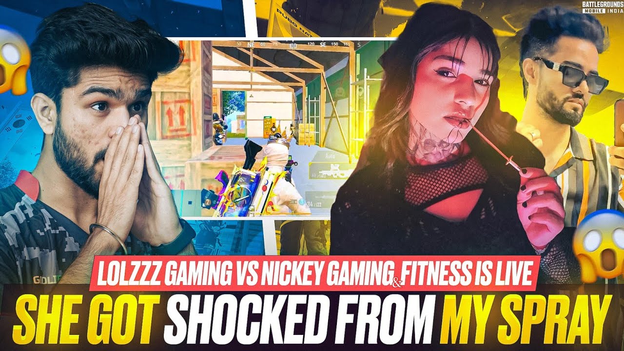I CLUTCHED THEIR SQUAD 2 TIMES AND THEY GOT SHOCKED | LoLzZz vs Nickey Gaming & Fitness is Live