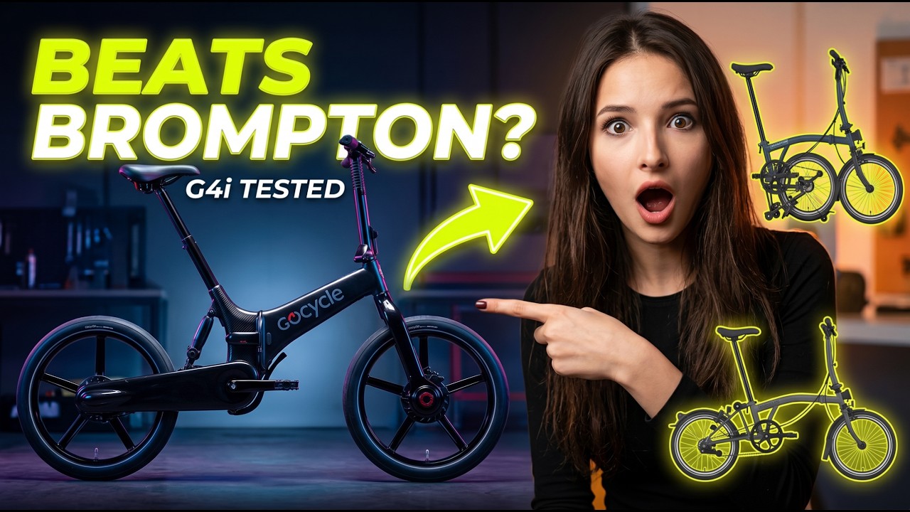 Gocycle G4i: Этот складной электровелосипед создает ощущение частного самолета.