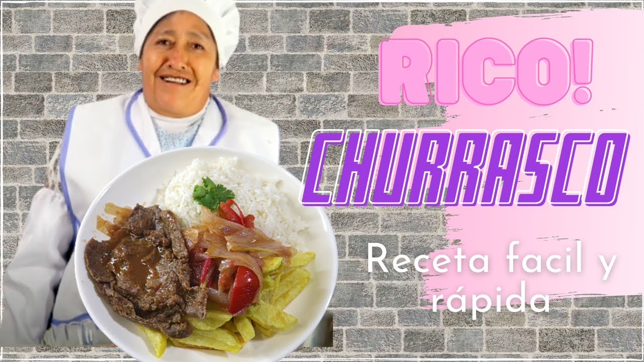 Como preparar CHURRASCO | ✔️Receta peruana fácil de preparar