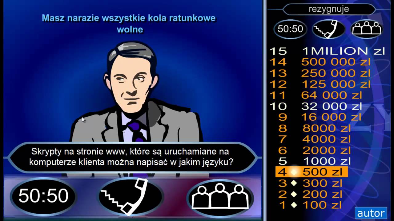 Gra Milionerzy Online po polsku