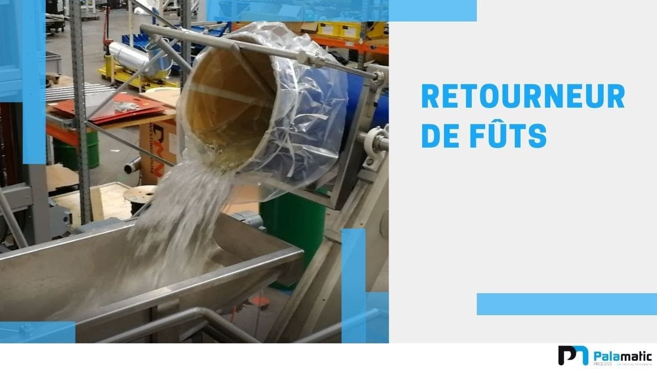 Basculeur de fût automatique pour les produits liquides - DrumFLow Liquid | Palamatic Process