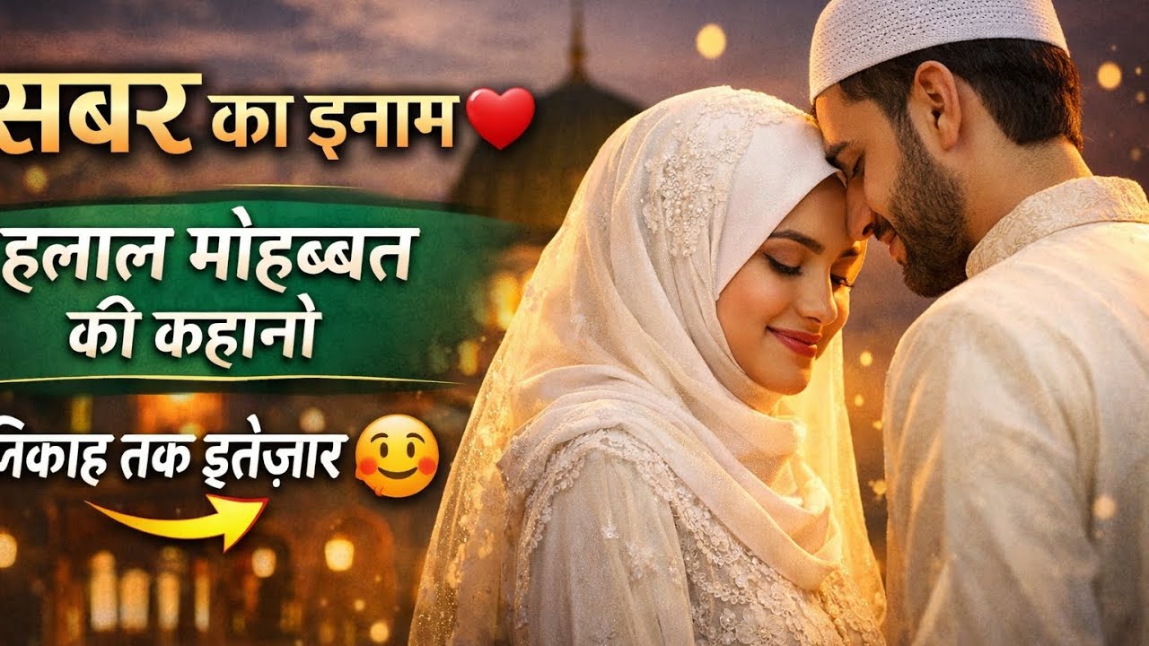 Waiting till marriage ❤️ | Halal Love Story | Islamic Story in Hindi | Sabar ka Inam