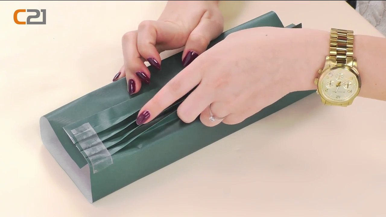 Tutorial Geschenke verpacken: 3D-Oberfläche
