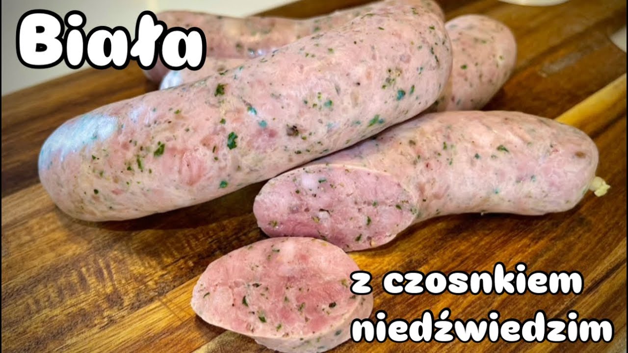 Biała kiełbasa z czosnkiem niedźwiedzim…