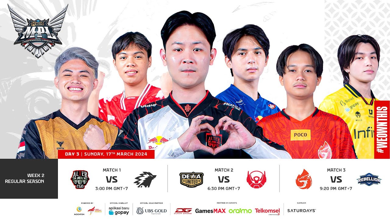 🔴 LIVE | MPL ID S13 | Regular Season | Day 3 Week 2