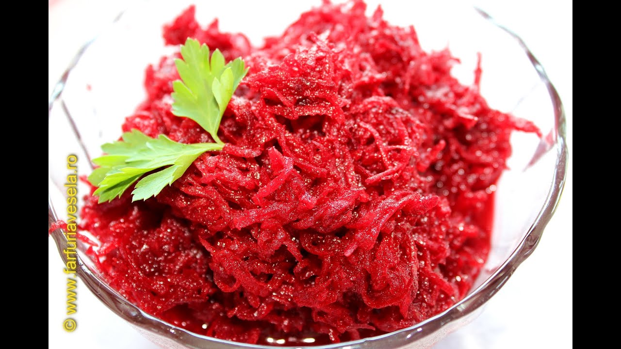 Salata de sfecla rosie | Farfuria vesela
