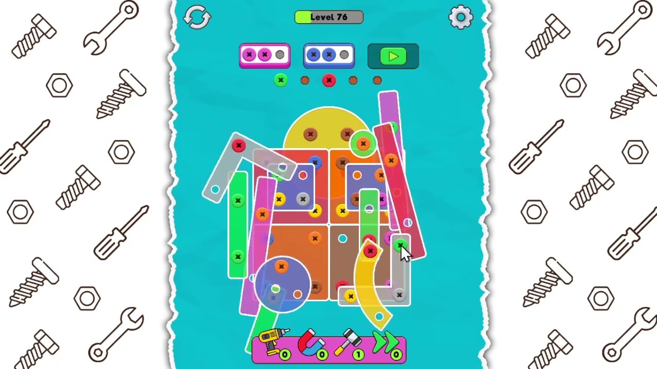 Screw Out: Bolts and Nuts - Level 76