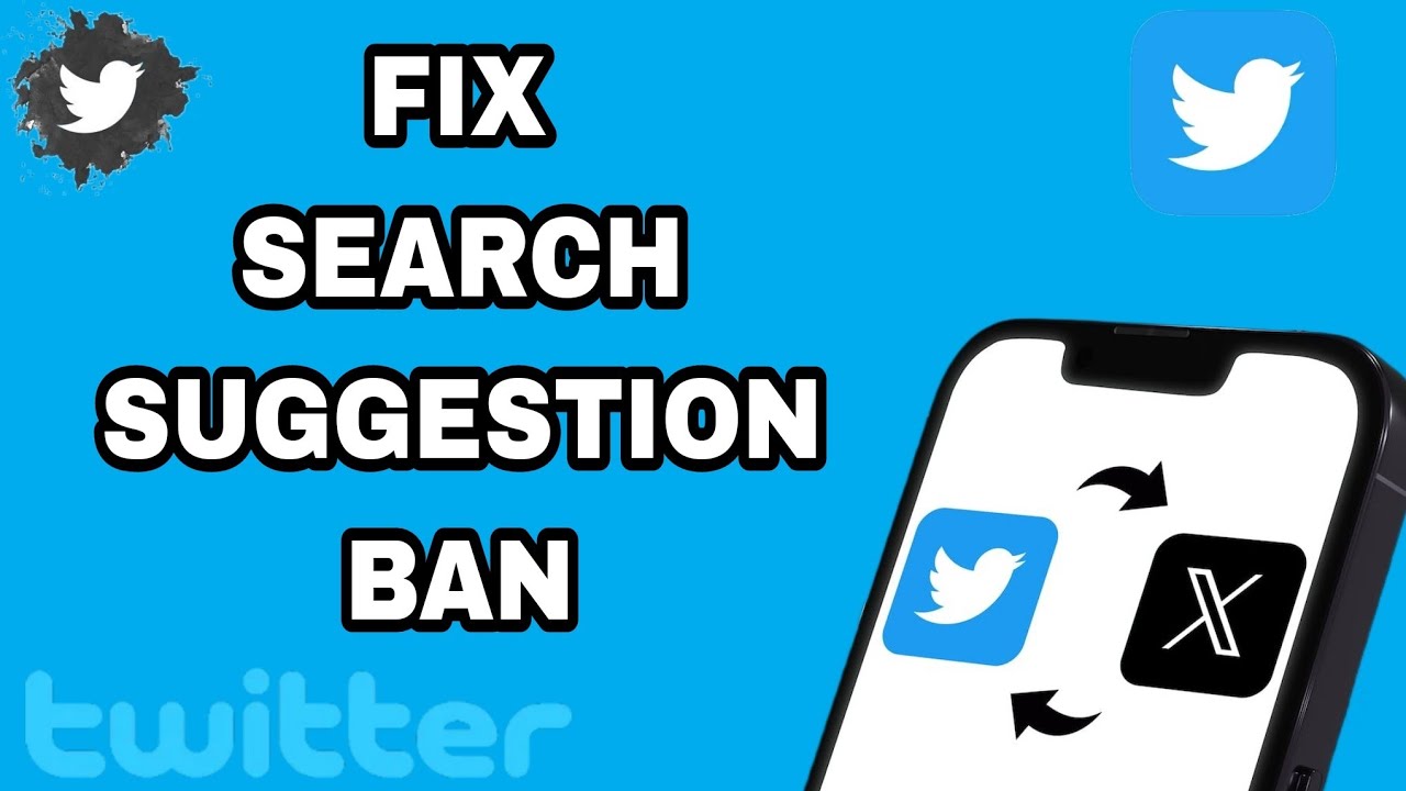 How To Fix And Solve Twitter Search Suggestion Ban | Final Solution