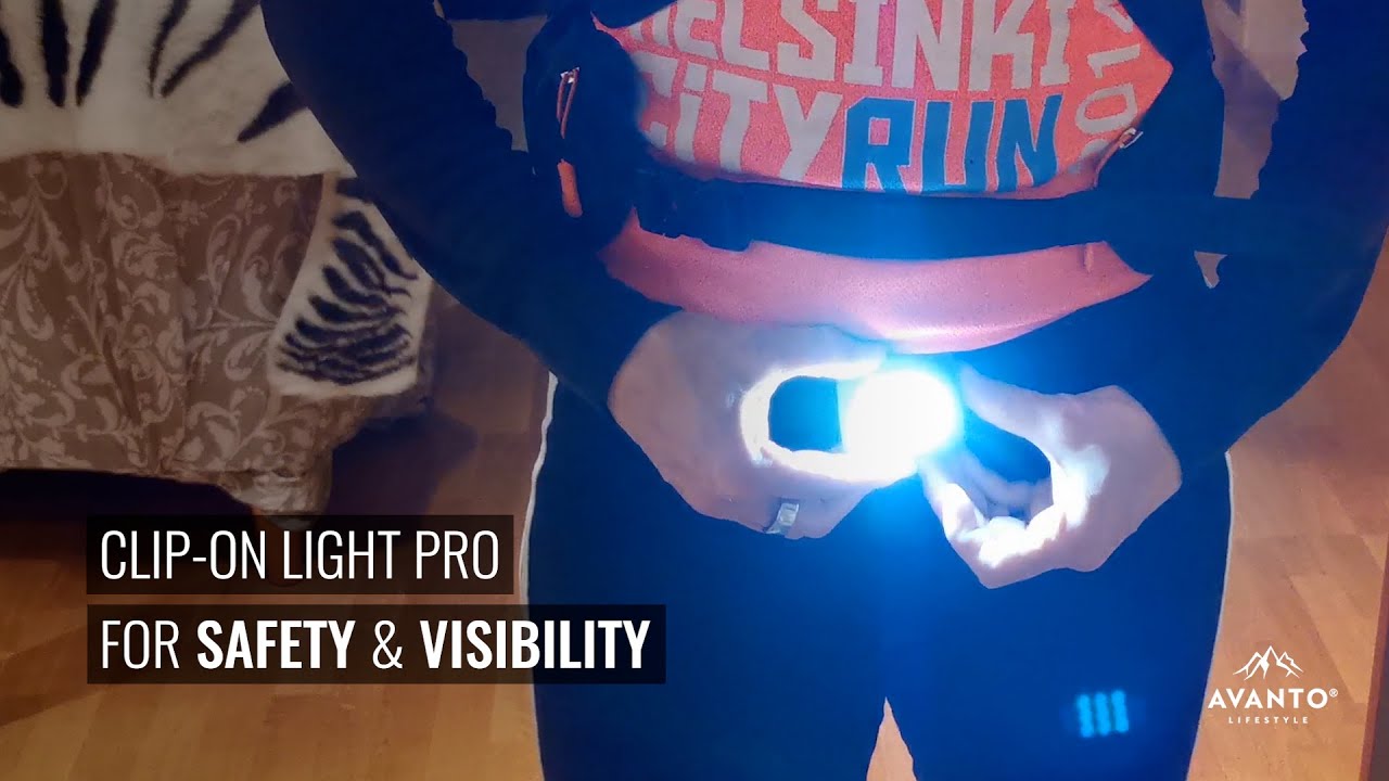 Clip-on Light Pro &ndash; Running Light With Magnetic Attachment for Extra Safety and Visibility