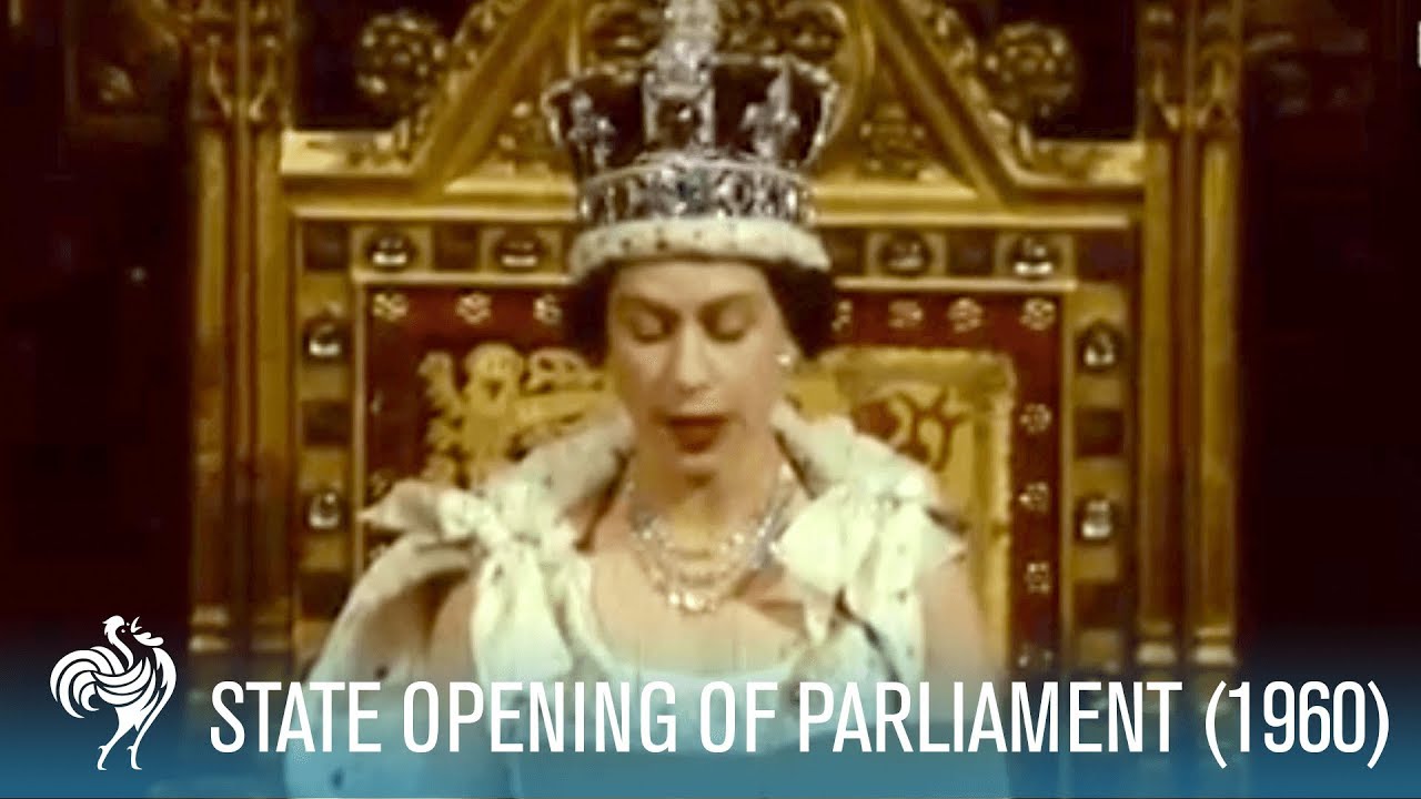 Речь королевы Елизаветы II: Открытие парламента (1960) | British Pathé
