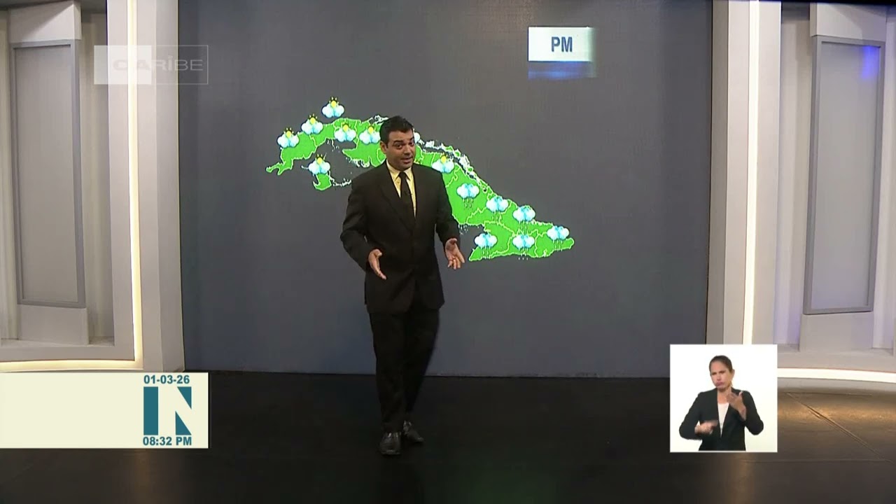 El tiempo en Cuba: algunas lluvias en el interior y sur desde Camagüey hasta Guantánamo