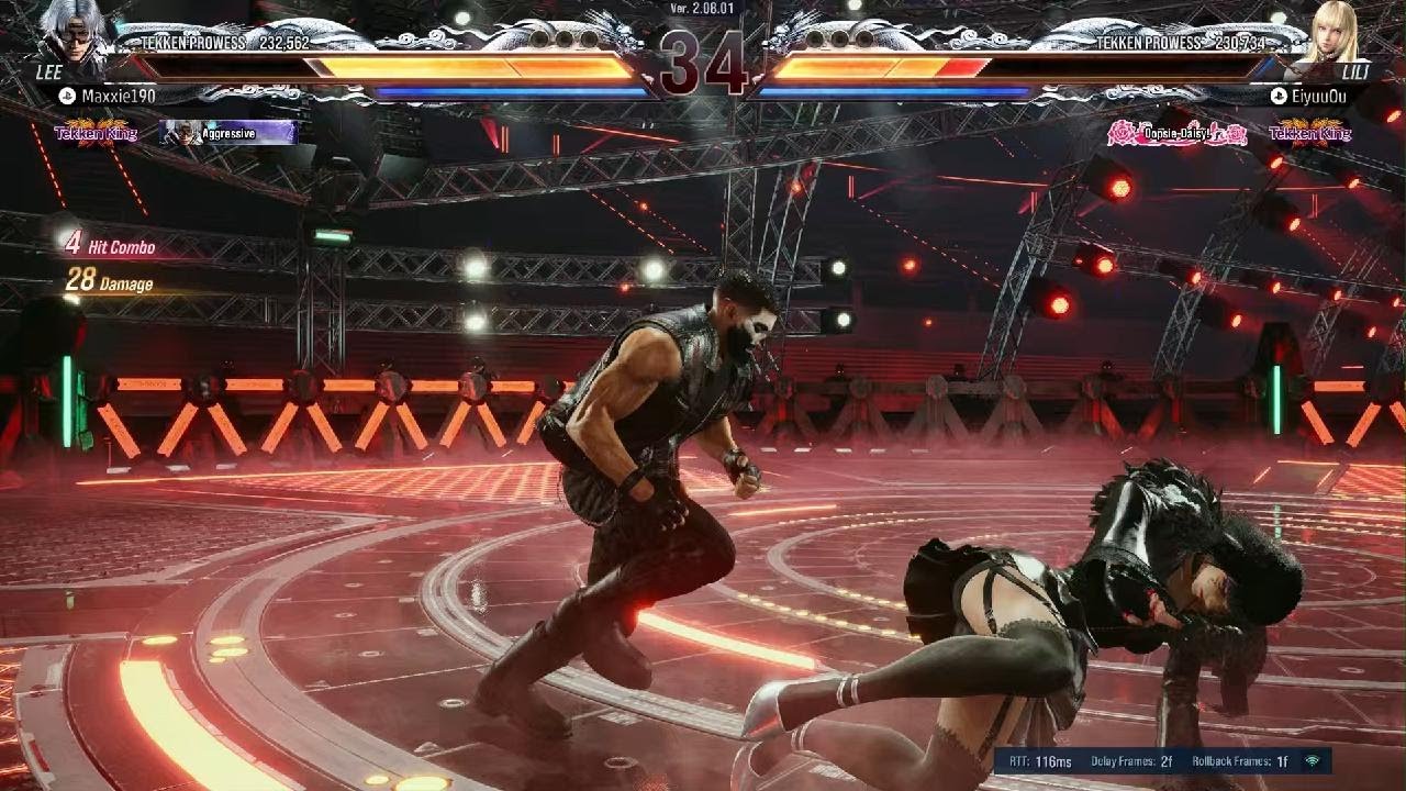 TEKKEN8 Dark Lee vs emo Lily