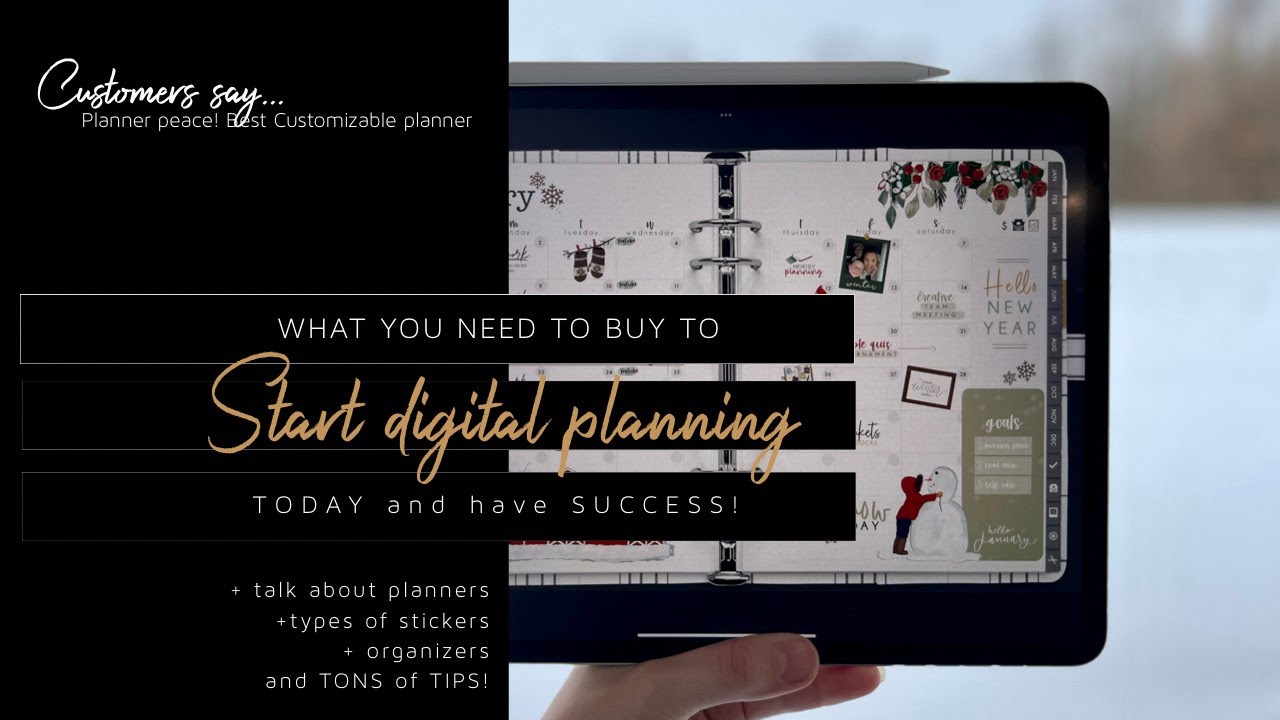 Getting started with digital planning in 2023 | Tons of TIPS for digital planning beginners!