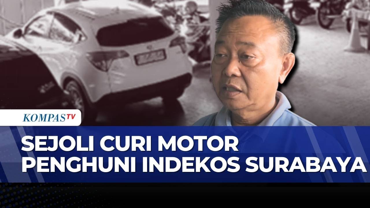 Pasangan Sejoli Curi Motor di Indekos Dukuh Kupang Surabaya, Begini Modusnya | BORGOL
