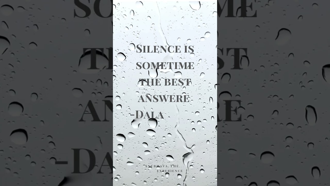 Anubhava, the experience.Quiet wisdom for a noisy world.