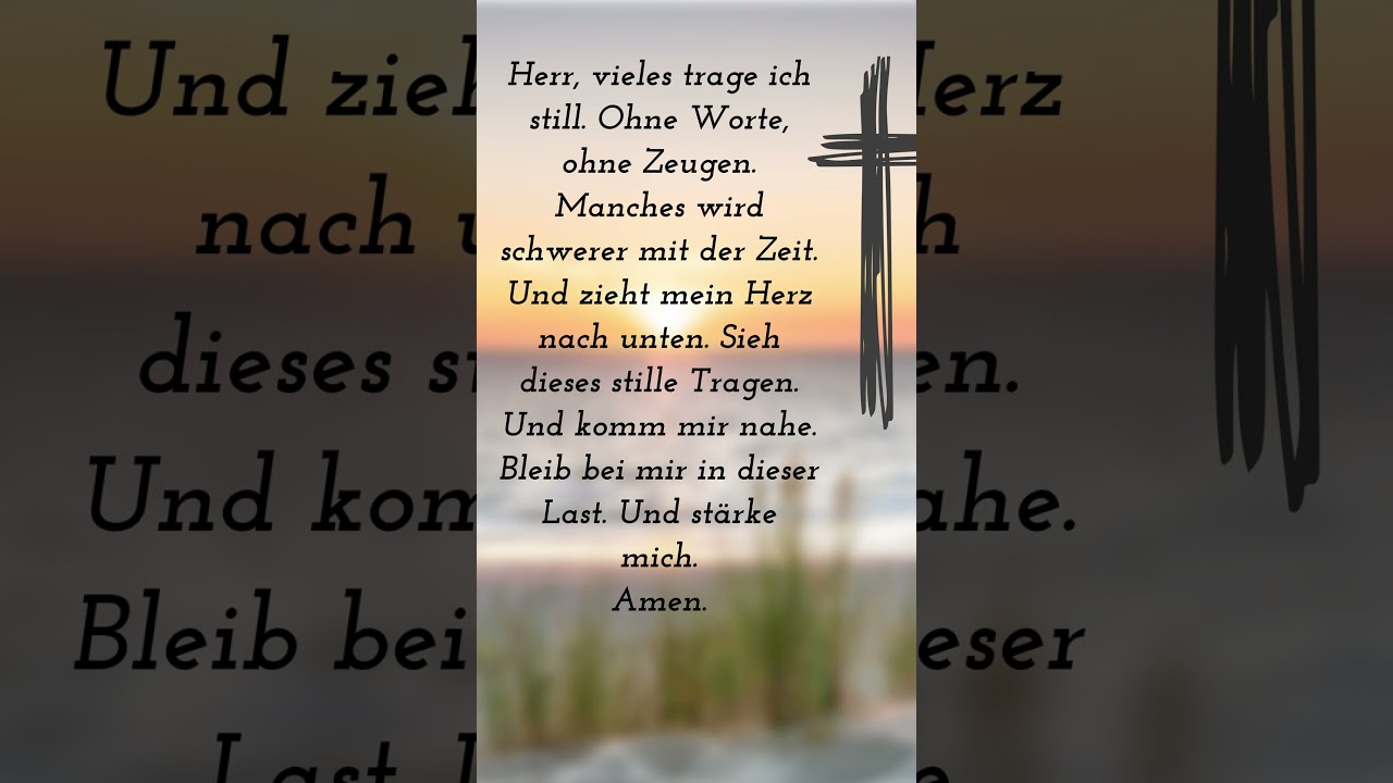 Niemand sieht, was wir tragen &ndash; Ein tiefes Gebet f&uuml;r schwere Herzen