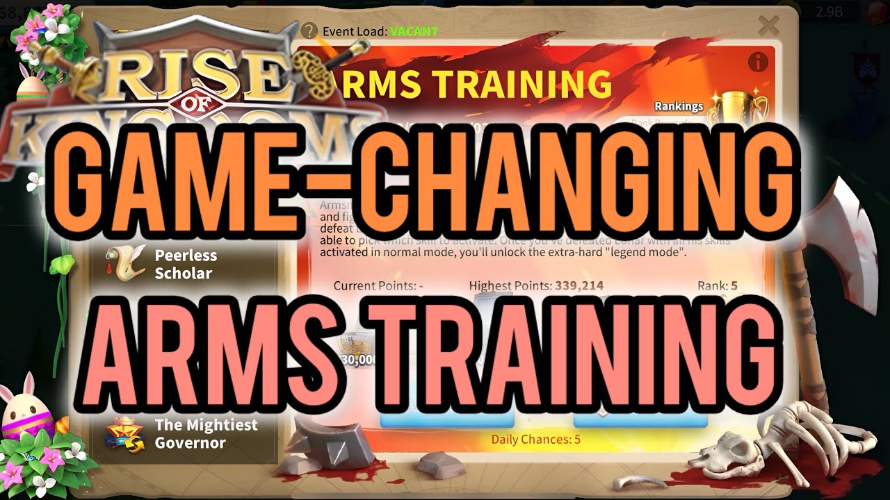 Amazing easy way to complete Arms training! Get a higher score! Engineering PVE Rise of Kingdoms rok