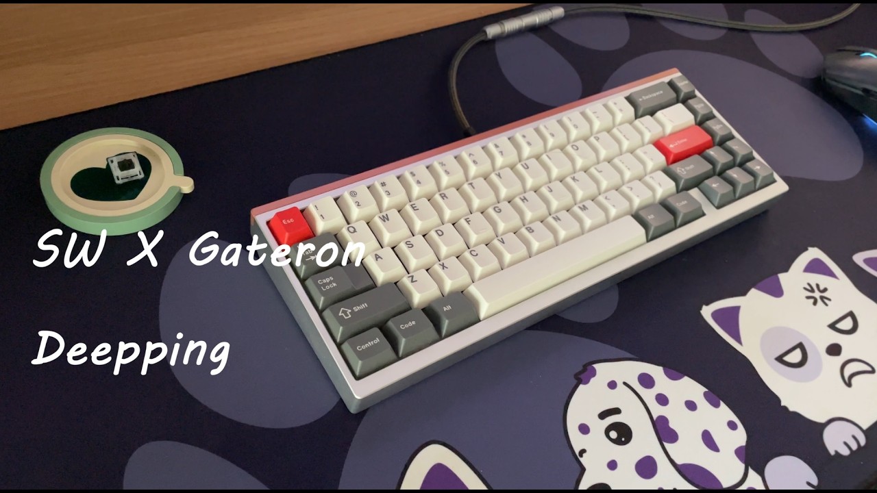 New Mode65 V2 PP plate SW X Gateron Deepping 모드65 v2 스웨그키 x 게이트른 디핑 스위치
