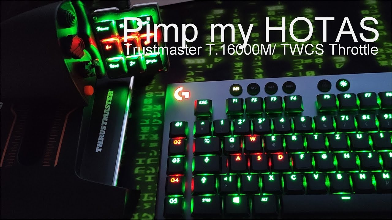 Pimp my HOTAS - THRUSTMASTER T.16000 M / TWCS Throttle Mod.