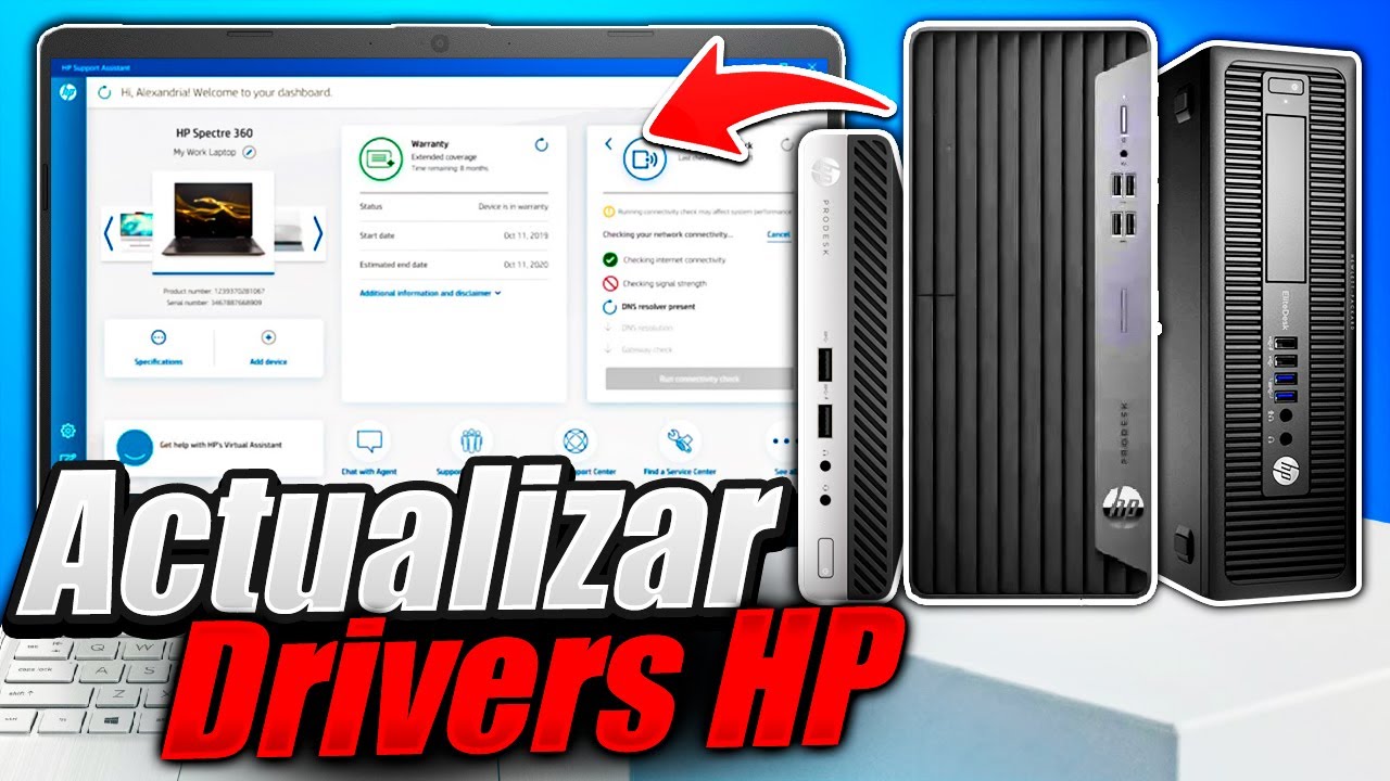 Como Actualizar Drivers De Una LAPTOP - PC - ALL IN ONE HP ✅