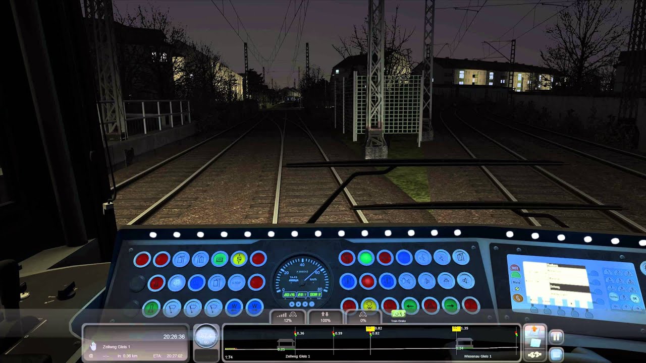 Train Simulator 2016. U-Bahn Frankfurt. U8. Riedberg-Sudbahnhof-Riedberg. Part 4/5. (4K)